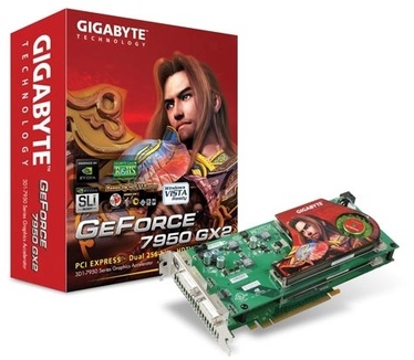 GigaByte GeForce 7950GX2 1024 MB DDR3 (PCI-e, DVI) GV-3D1-7950-RH