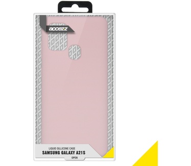 Accezz Liquid Siliconen (Galaxy A21s) Roze