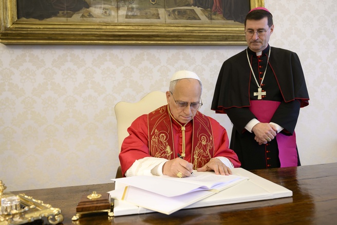 Paus Leo XIV. Bron: Getty Images/Vatican Media