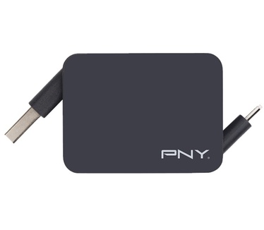 PNY Roll-it Micro-USB Black Charge & Sync Cable