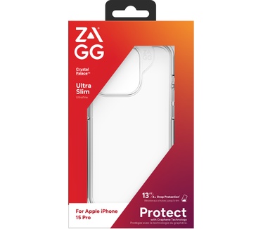 Zagg Crystal Palace (iPhone 15 Pro) Transparant