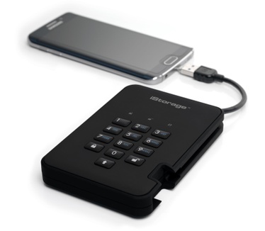 iStorage diskAshur 2 128GB Zwart
