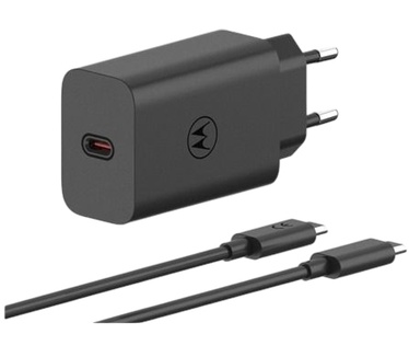 Motorola TurboPower 68W Thuislader met USB Type-C Kabel - Zwart
