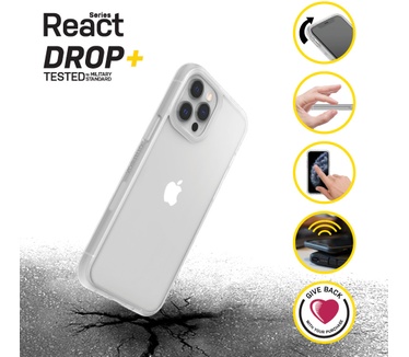 Otterbox React Series voor Apple iPhone 12/iPhone 12 Pro, transparant