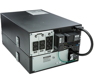 APC Smart-UPS On-Line 6000VA noodstroomvoeding 6x C13, 4x C19, hardwire 1 fase uitgang, rackmountable, Embedded NMC