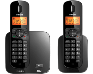 Philips Philips CD1702B Duo DECT telefoon zwart