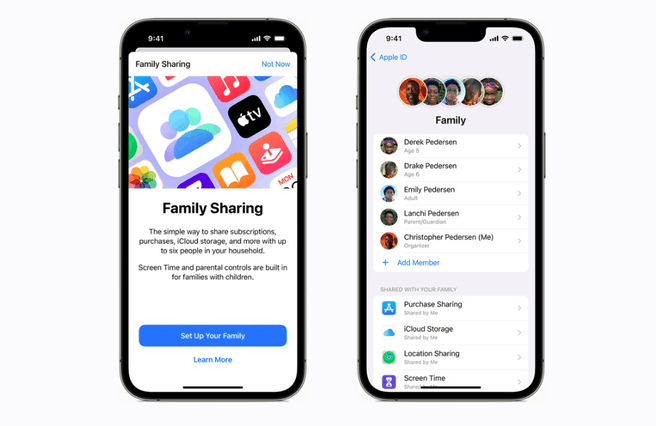 Apple Family Sharing