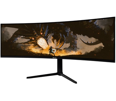 Arozzi Nova 49″ Curved VA 165Hz – Black Zwart