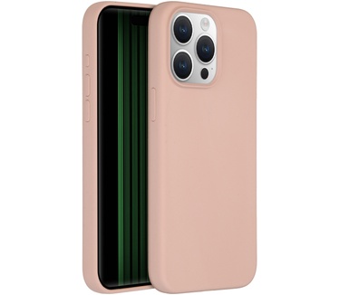 Accezz Liquid Silicone Backcover met MagSafe iPhone 15 Pro Max - Roze