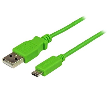 Startech.com Micro-USB-kabel   1 m, groen