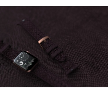 Njord byElements Salmon Leather Watch Strap - Apple Watch 44/45mm - Eldur
