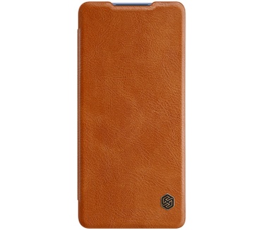 Nillkin Qin PU Leather Book Case - Samsung Galaxy S20 FE - Bruin Bruin