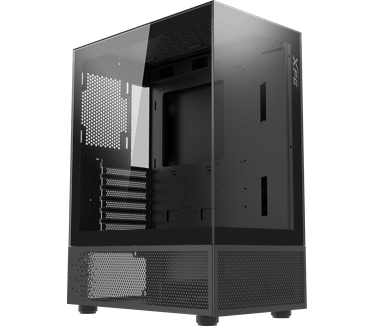 XPG Invader X Mini, zonder 5 fans en USB-C, Zwart