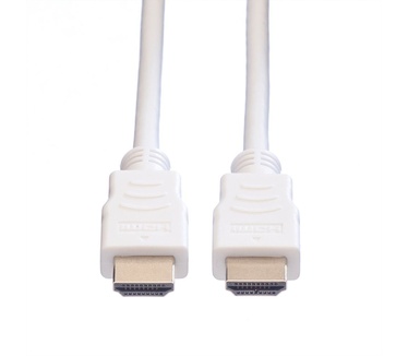 Value HDMI High Speed Cable met Ethernet M-M 7,5m Wit