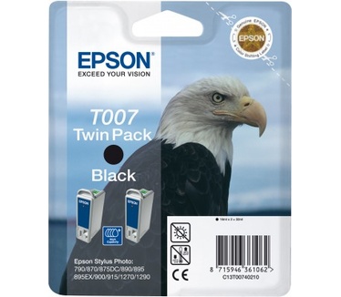 Epson Dubbelpack Black T007