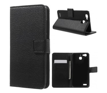 qMust Huawei P9 Wallet Case - hoesje met stand - Black