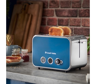 Russell Hobbs Distinctions Ocean Blue Toaster