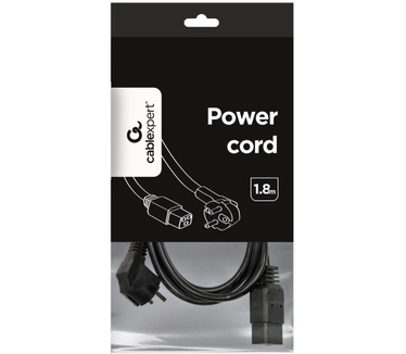 Gembird Type F/C19 1.8m Zwart