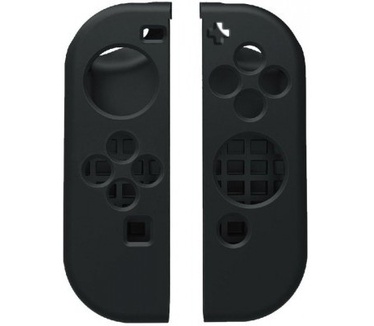 qMust Nintendo Switch Siliconen Game hoesje - Zwart