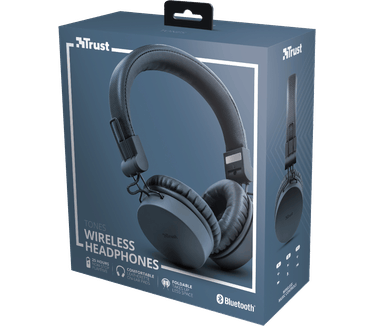 Trust Tones Bluetooth Wireless Headphones (Blauw)