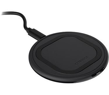 Otterbox Wireless Charging Pad 10W + UK Wall Charger 18W + USB A-Micro USB Cable, zwart