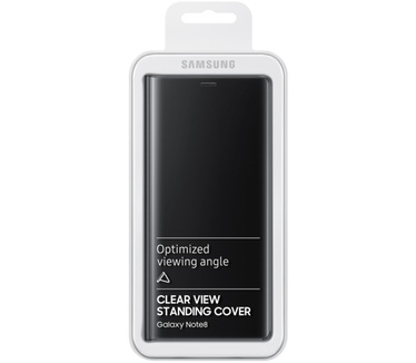 Samsung Galaxy Note 8 Clear View Standing Cover (Galaxy Note 8) Zwart