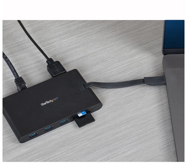 Startech.com USB-C adapter met HDMI en VGA 3x USB 3.0 SD/Micro SD 85W PD 3.0