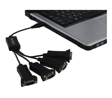 Konig USB to 4x serial adaptercable