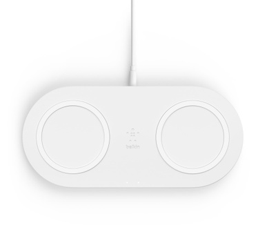 Belkin Boost Charge Draadloze Snellader Dual 10W Wit