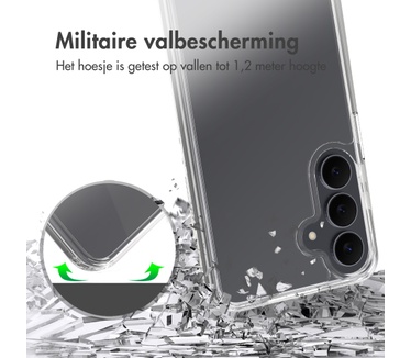 Accezz Xtreme Impact Backcover voor de Samsung Galaxy S26 FE - Transparant