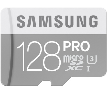 Samsung PRO 128 GB microSDXC class 10 / USH-I U3 (90MB/s)