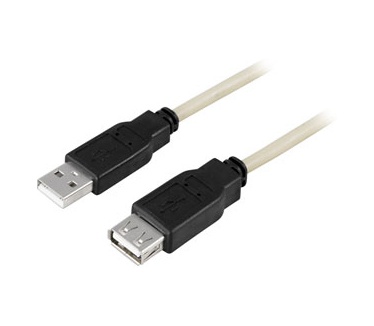 Deltaco USB 2.0 Cable A/A, 3m