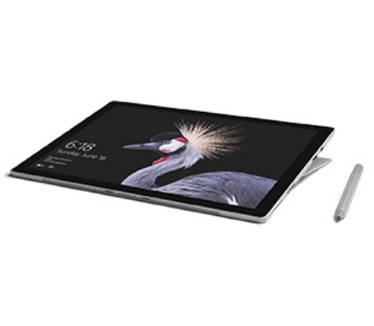 Microsoft Surface Pro (2017) Core i7, 16GB ram, 1TB ssd + kobaltblauw Type Cover (Qwerty EN) Zilver
