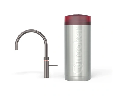 Quooker Fusion Round Gunmetal incl. COMBI+ reservoir