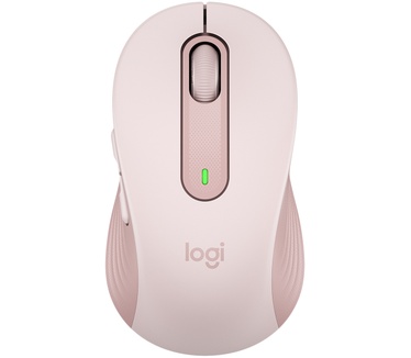 Logitech Logitech Signature M650 Draadloze Muis - Voor kleine tot middelgrote handen, 2 jaar batterijduur, stil klikken, aanpasbare zijknoppen, Bluetooth, compatibel met meerdere apparaten - Roze