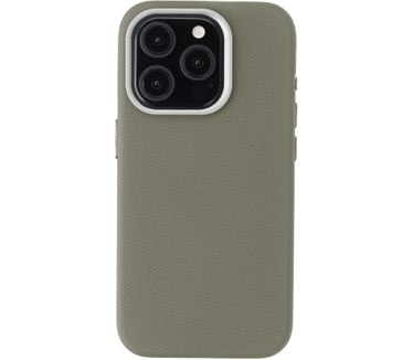 Accezz Mesh Backcover met MagSafe voor de Apple iPhone 15 Pro - Donkergrijs