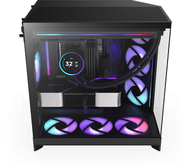 NZXT H9 Flow RGB (2025) Zwart