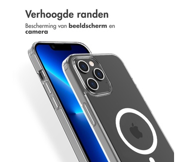 Accezz Clear Backcover met MagSafe iPhone 13 Pro - Transparant