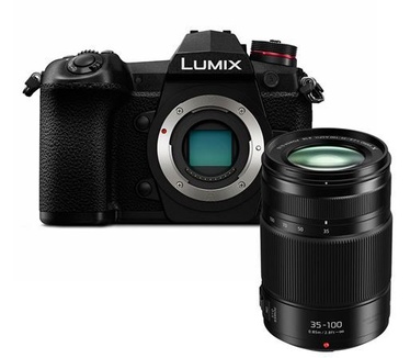 Panasonic Lumix G DC-G9 + 35-100mm f/2.8 II Zwart