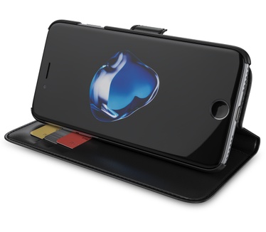 BeHello iPhone 6 / 6S / 7 Wallet Case 3 Cardslots Black