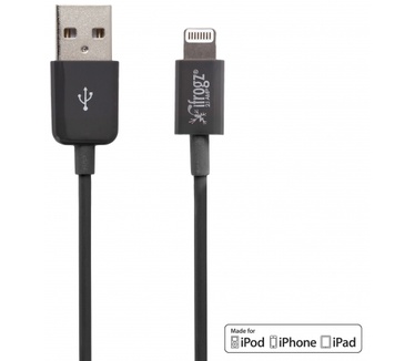 iFrogz Unique Sync USB to Lightning Cable Black