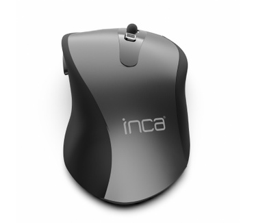 Inca IWM-505 RF Wireless Optische muis 1600 dpi – muis (rechtshandigen, optisch, RF draadloos, 1600 dpi, zwart)