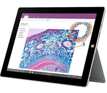 Microsoft Surface 3 WiFi 4GB ram, 64GB opslag, Win 10 Pro Aluminium