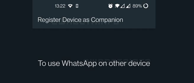 WhatsApp link as companion