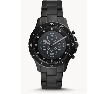 Fossil Hybrid Smartwatch HR Collider RVS Zwart (Zwart)