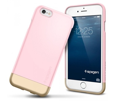 Spigen Case Style Armor Apple iPhone 6 SGP11044 (Sherbet Pink)