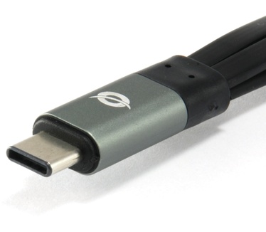 Conceptronic HUBBIES USB 3.1 Type-C to 1-Port USB 3.0 + 2-Port USB 2.0 Cable Hub, grey