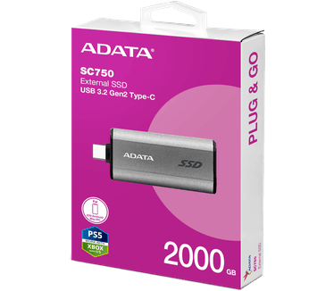 Adata SC750 2TB Zwart