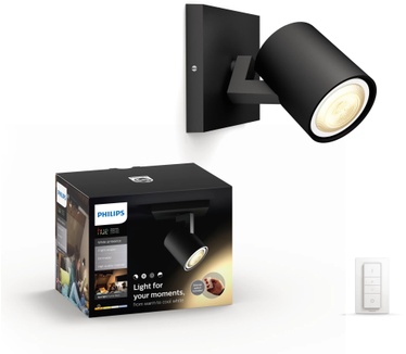 Philips Hue Runner Spot (White Ambiance, incl. DIM switch) Zwart