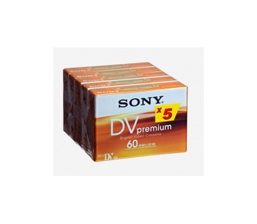 Sony DVM Premium 60 minuten 5 pak camcorder tape